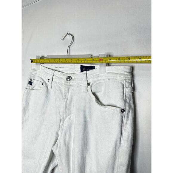 AG Adriano Goldschmied The Tellis Modern Slim Jeans 30x29 in White Stretch Denim - Picture 10 of 13